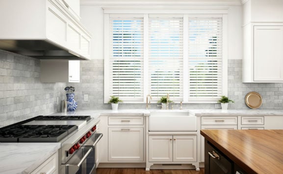 Kitchen window blinds